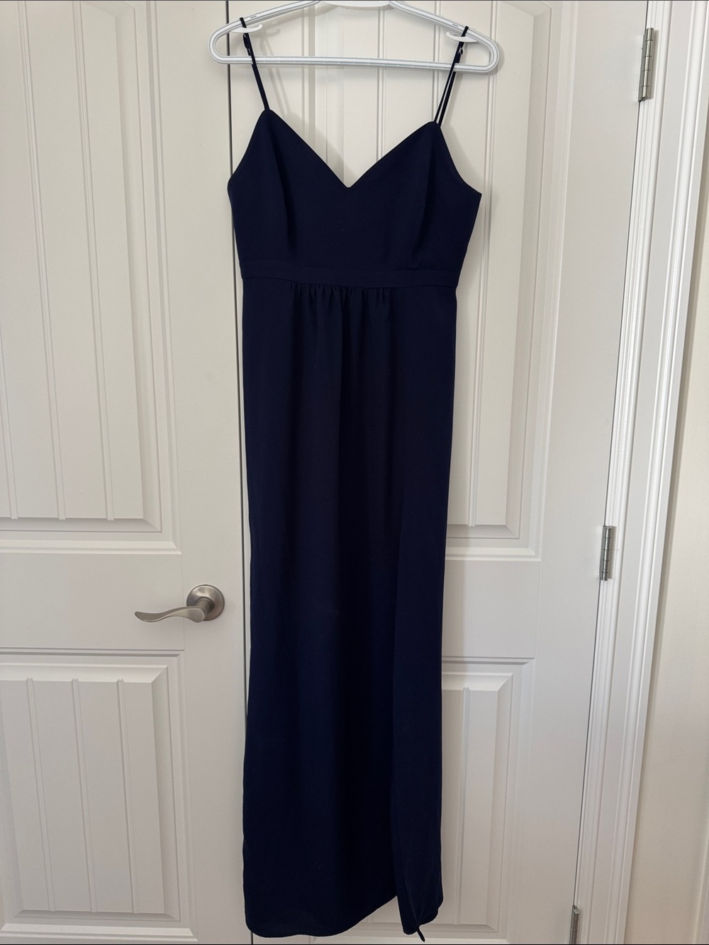 PARK&FIFTH Navy Spaghetti-Strap Maxi Dress